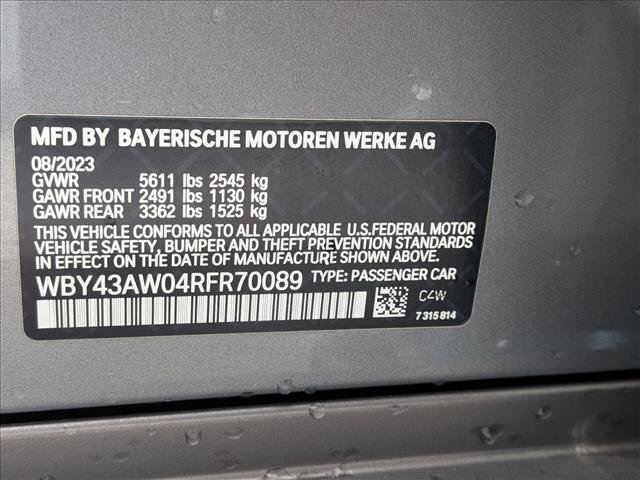 Certified 2024 BMW i4 eDrive35 w/ Premium Package RWD image 25