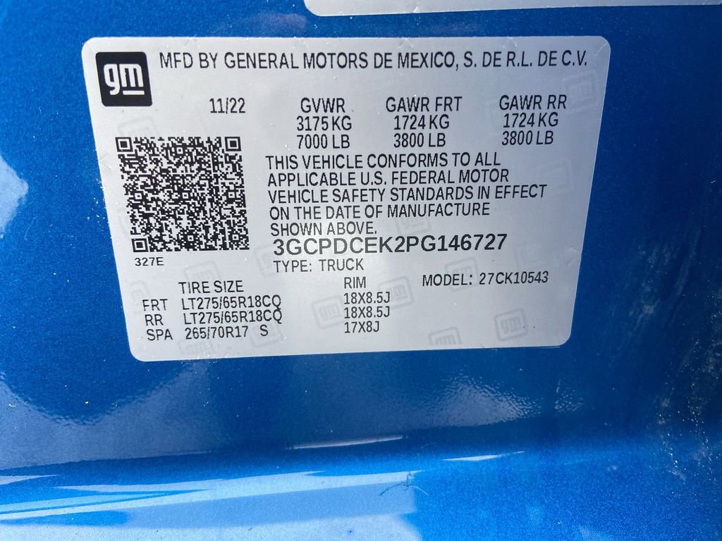 Certified 2023 Chevrolet Silverado 1500 Custom Trail Boss image 33