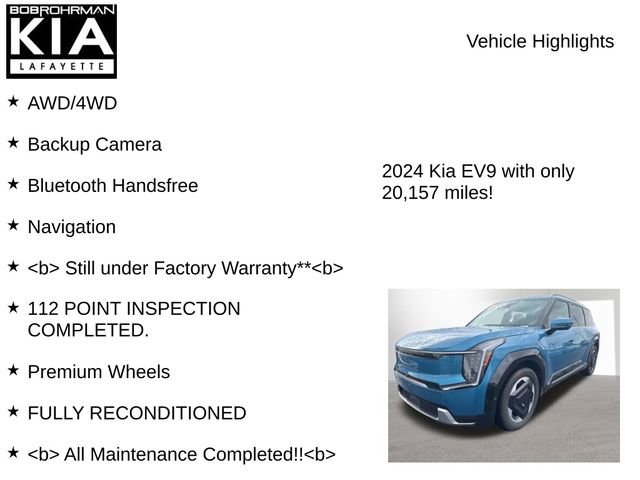 Used 2024 Kia EV9 Land AWD/4WD image 8