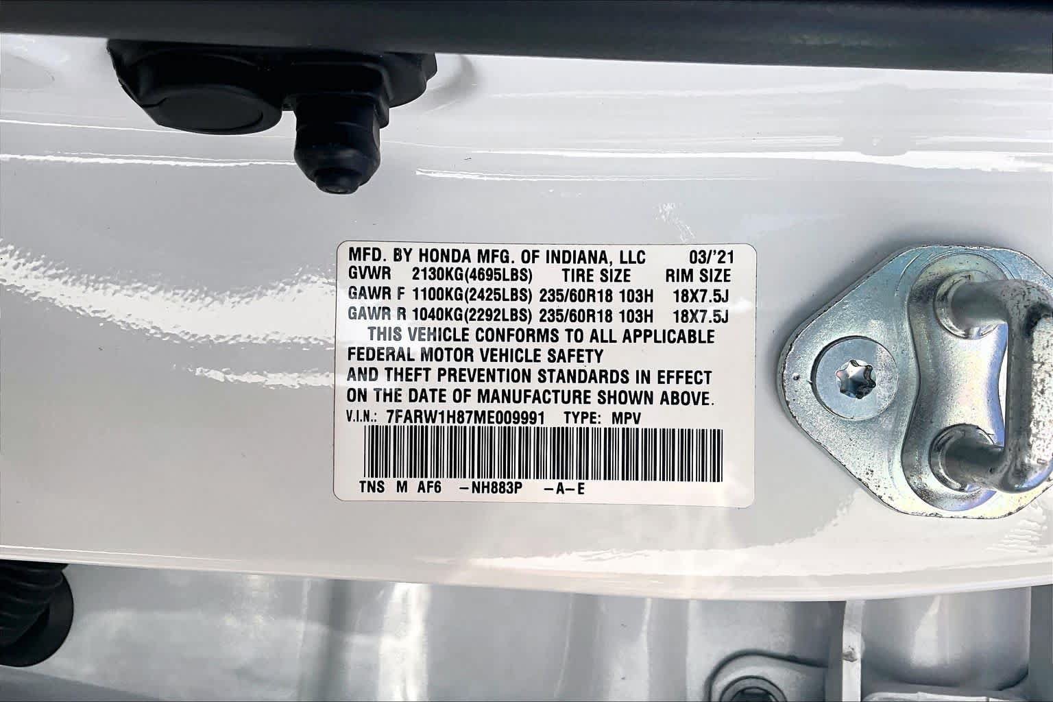 Used 2021 Honda CR-V EX-L image 33