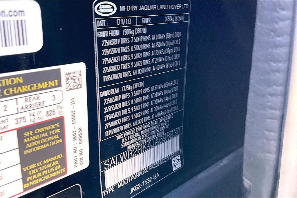 Used 2018 Land Rover Range Rover Sport HSE image 44