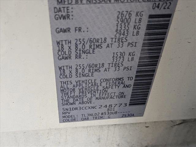 Used 2022 Nissan Pathfinder SL w/ Lighting Package (N92) image 15