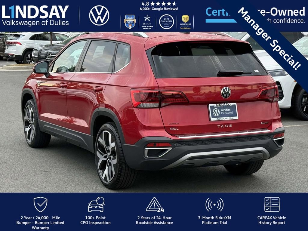 Certified 2022 Volkswagen Taos SEL w/ Panoramic Sunroof Package image 5