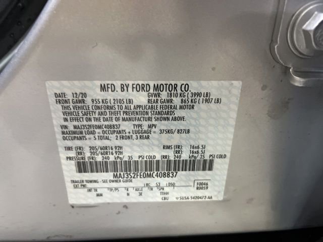 Used 2021 Ford EcoSport S FWD image 27