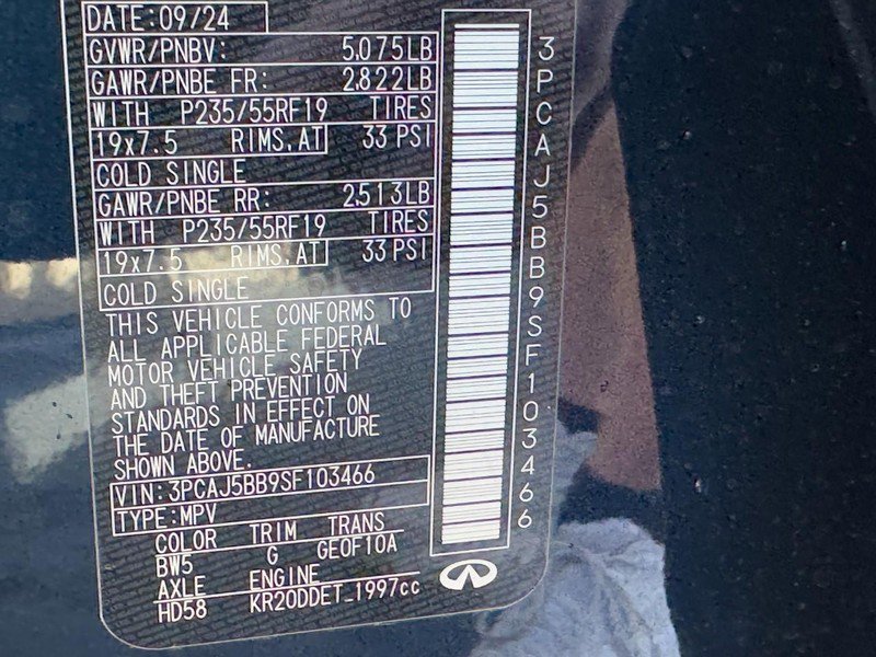 Used 2025 INFINITI QX50 Luxe image 27