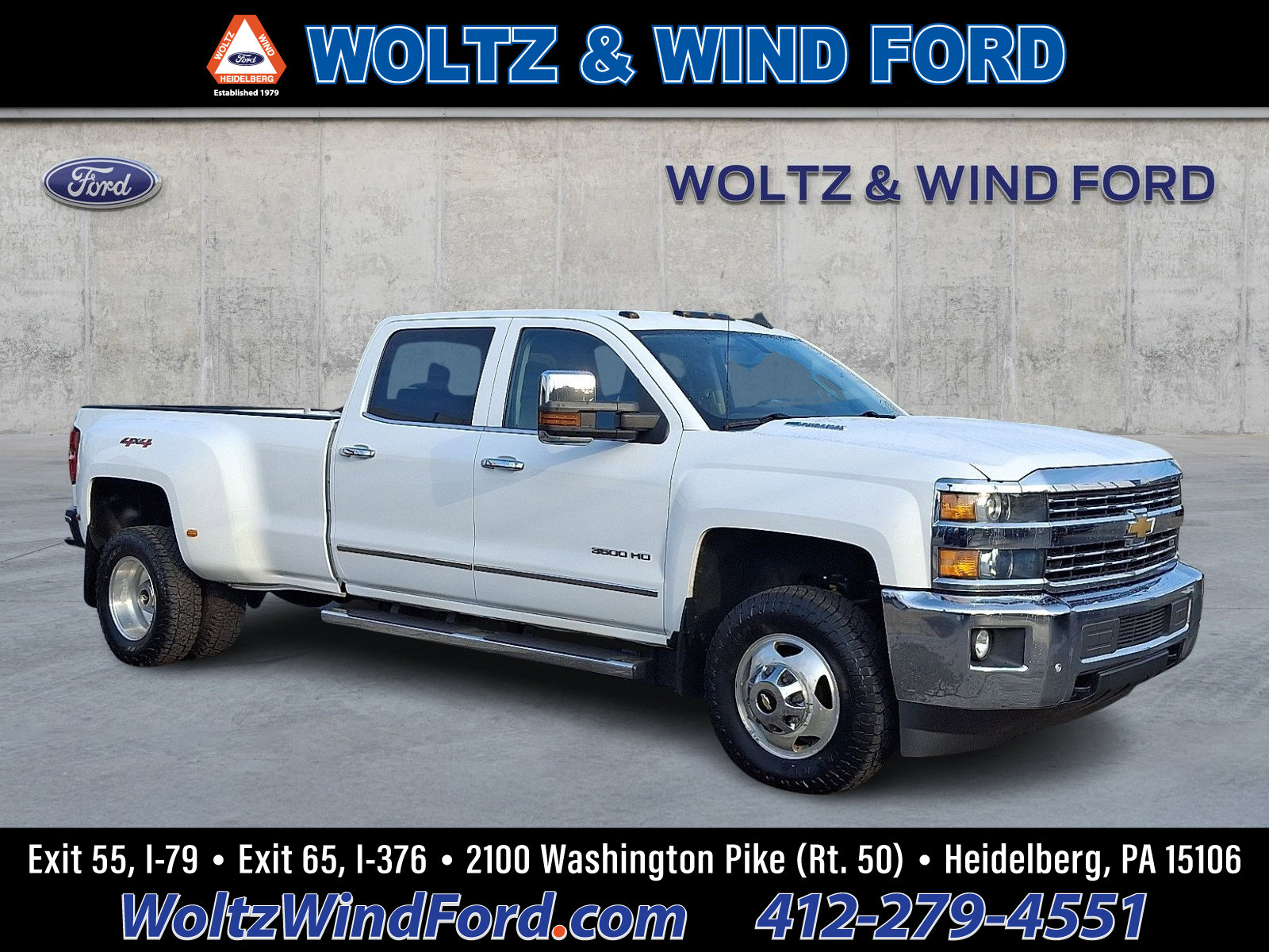 Used 2015 Chevrolet Silverado 3500 LTZ w/ Duramax Plus Package