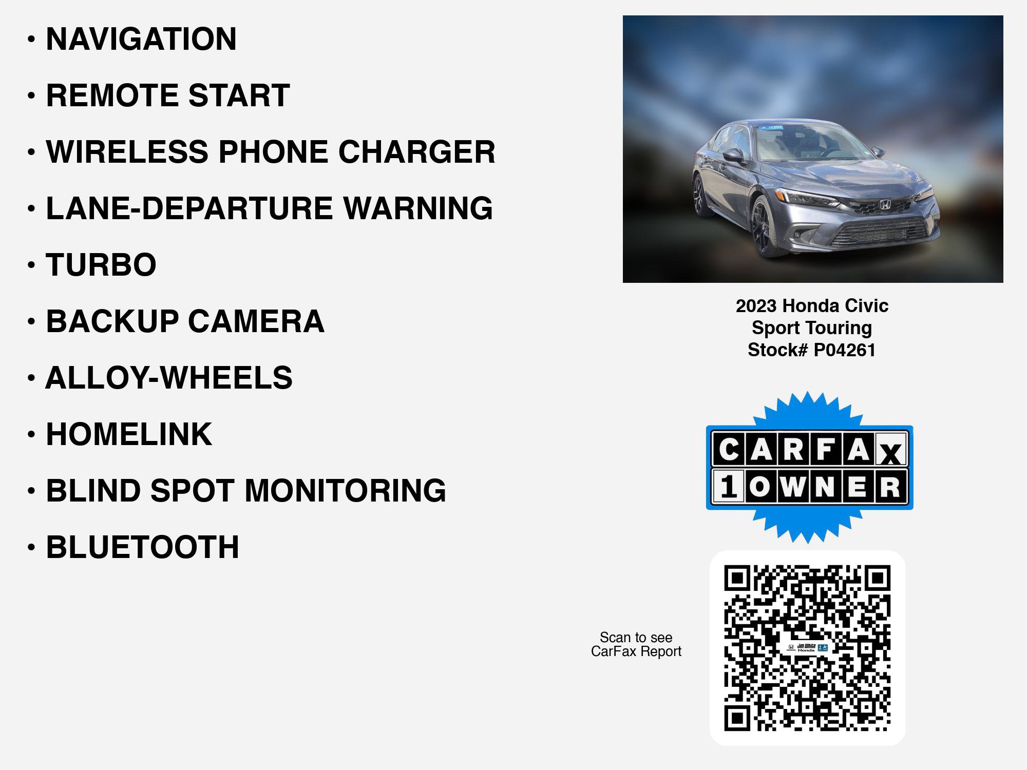 Certified 2023 Honda Civic Sport Touring image 7