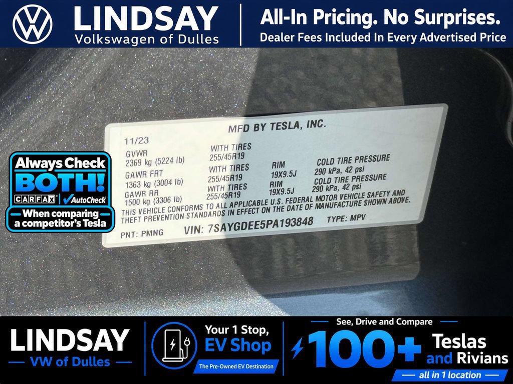 Used 2023 Tesla Model Y Long Range AWD/4WD image 30