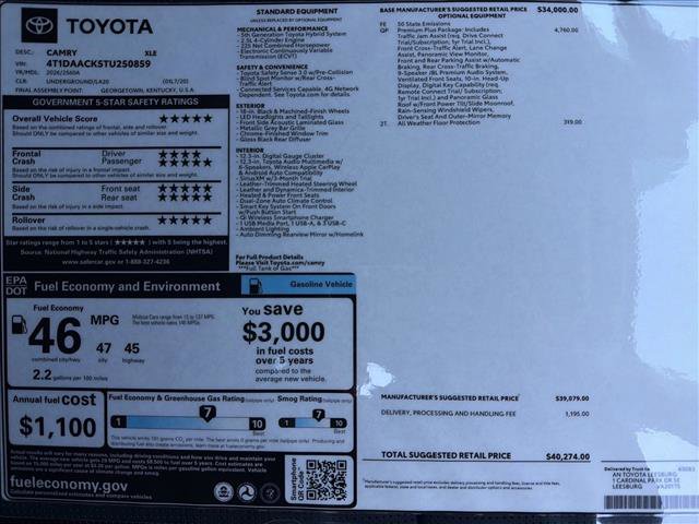 New 2026 Toyota Camry XLE image 24