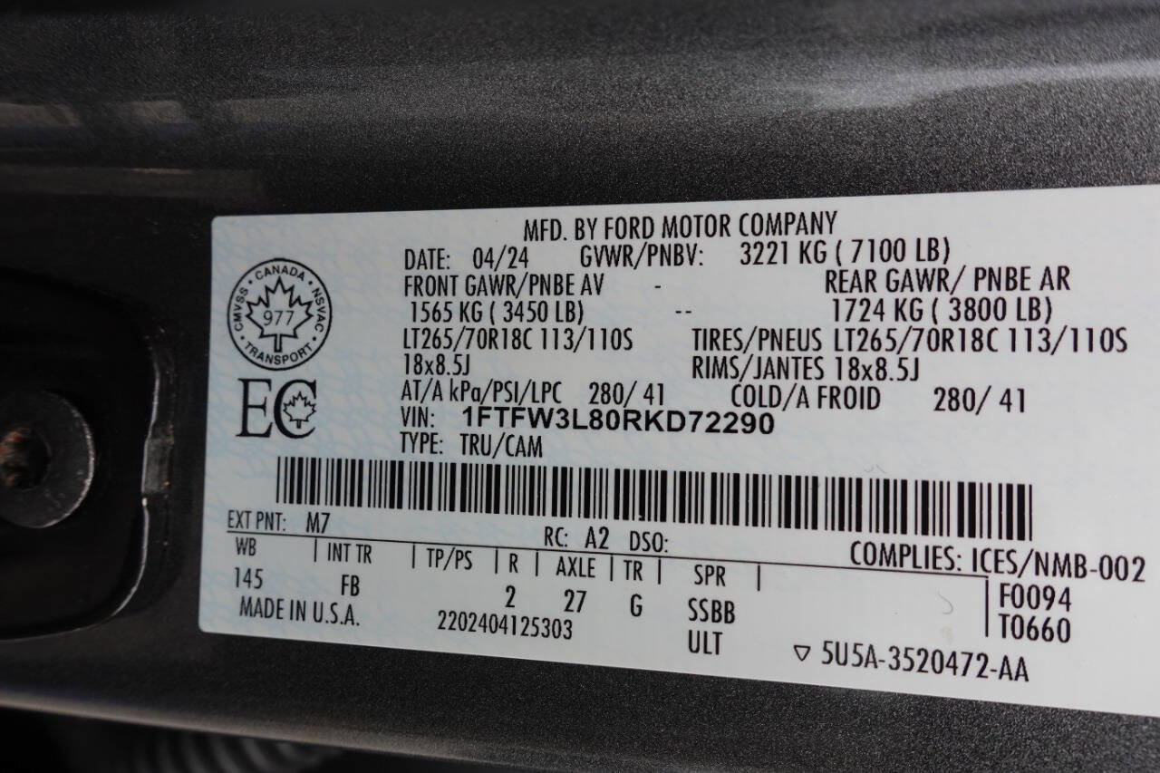 Used 2024 Ford F150 XLT w/ XLT Black Appearance Package image 20