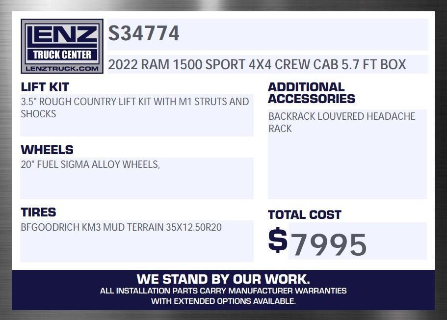 Used 2022 RAM 1500 Sport w/ Rebel Level 2 Equipment Group image 2