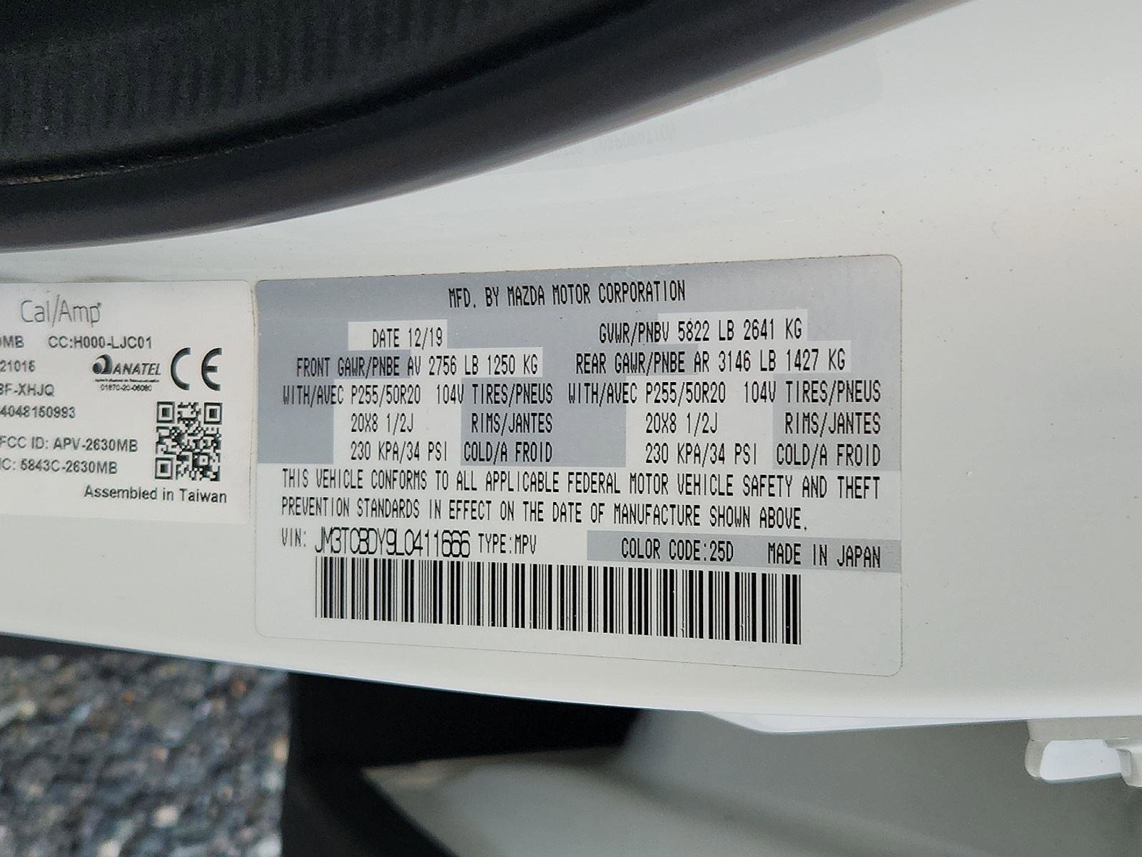 Used 2020 MAZDA CX-9 Grand Touring image 27