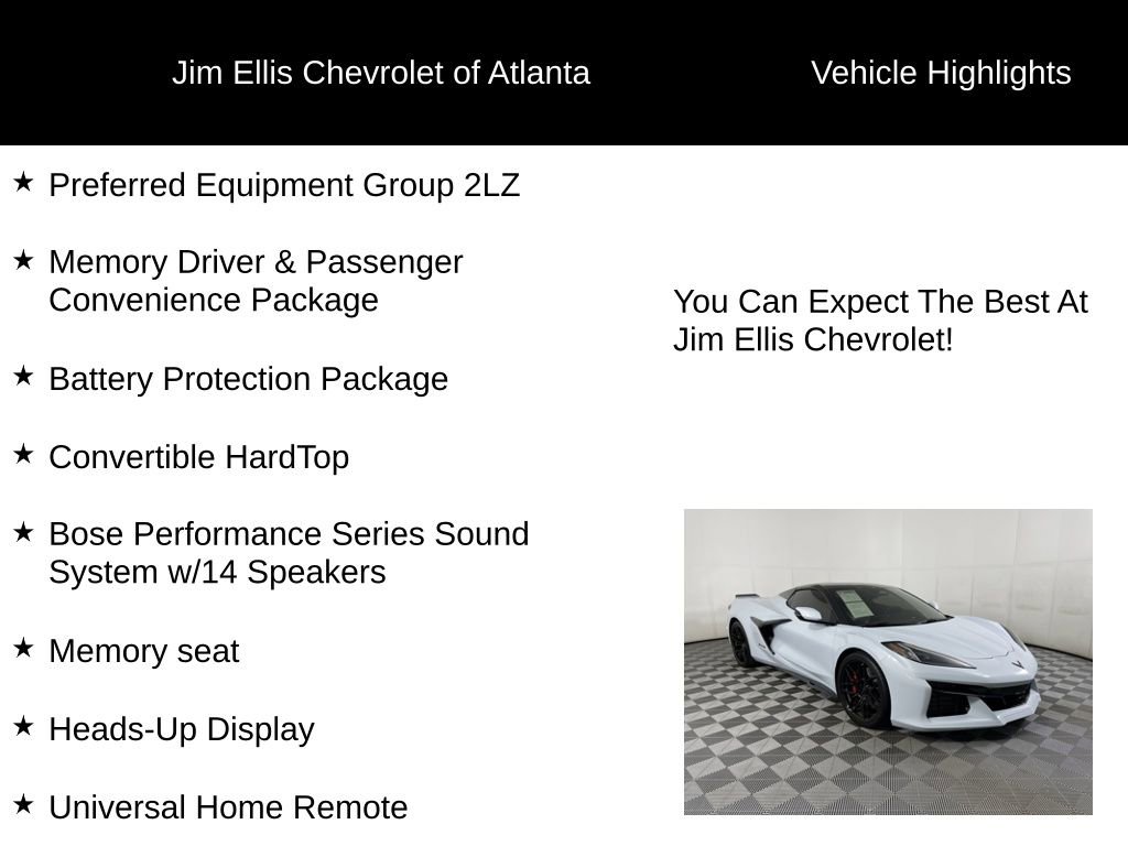 Used 2024 Chevrolet Corvette Z06 w/ Battery Protection Package image 5