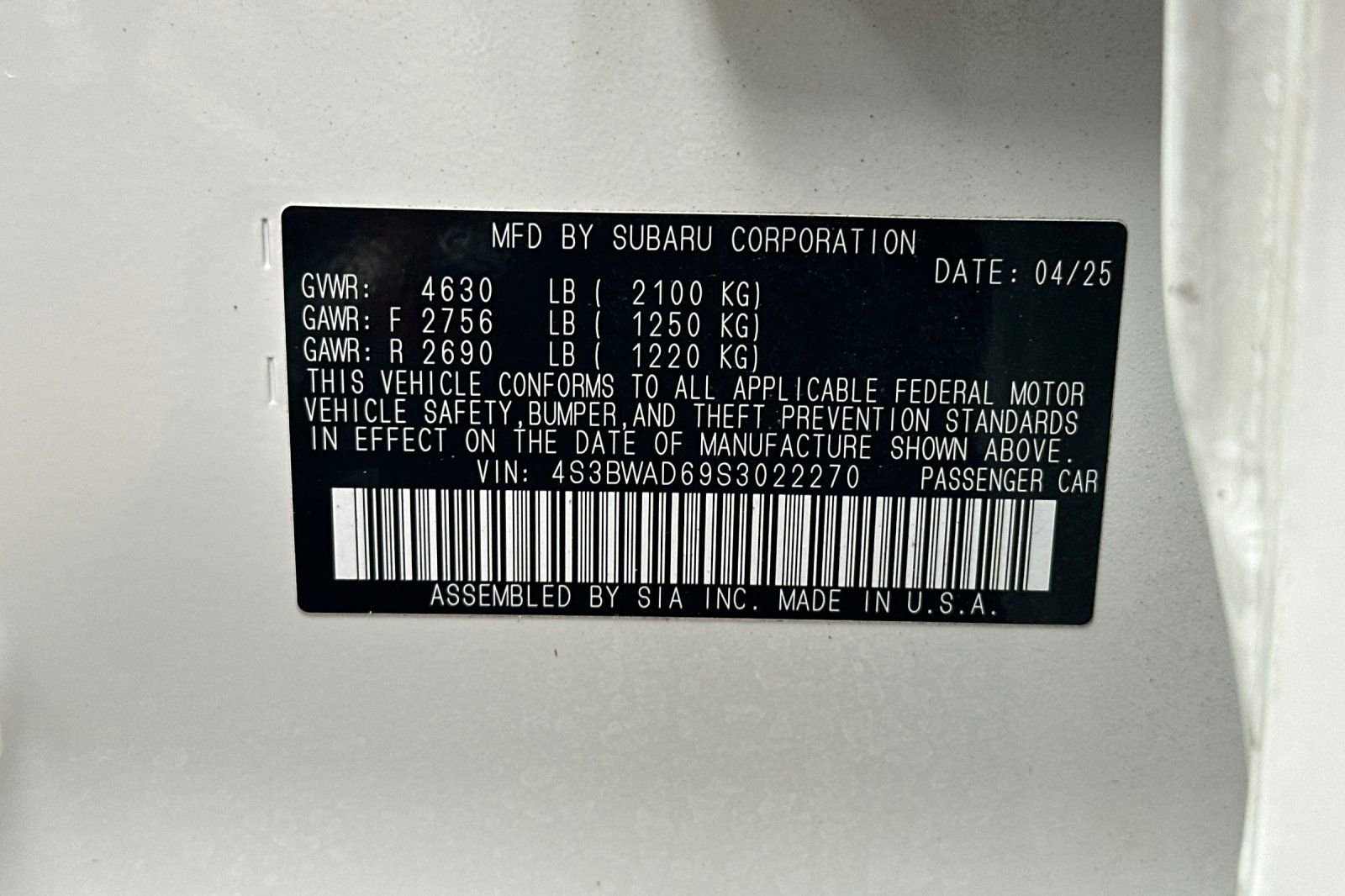 Used 2025 Subaru Legacy Premium AWD/4WD image 36