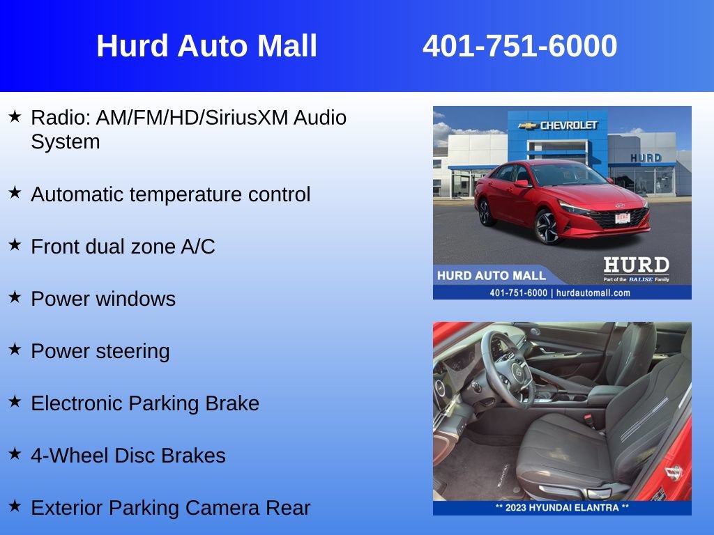 Used 2023 Hyundai Elantra SEL w/ Convenience Package FWD image 12