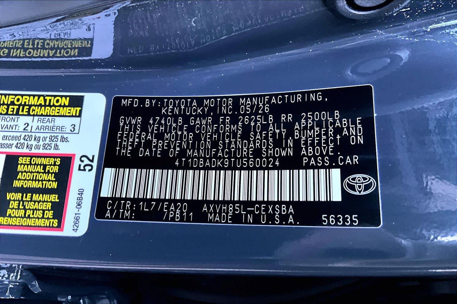 Certified 2026 Toyota Camry SE w/ Convenience Package AWD/4WD image 34