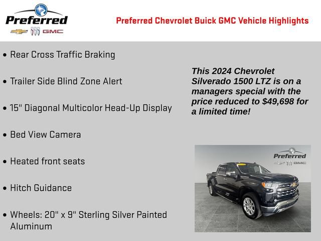 Certified 2024 Chevrolet Silverado 1500 LTZ w/ LTZ Premium Package AWD/4WD image 11