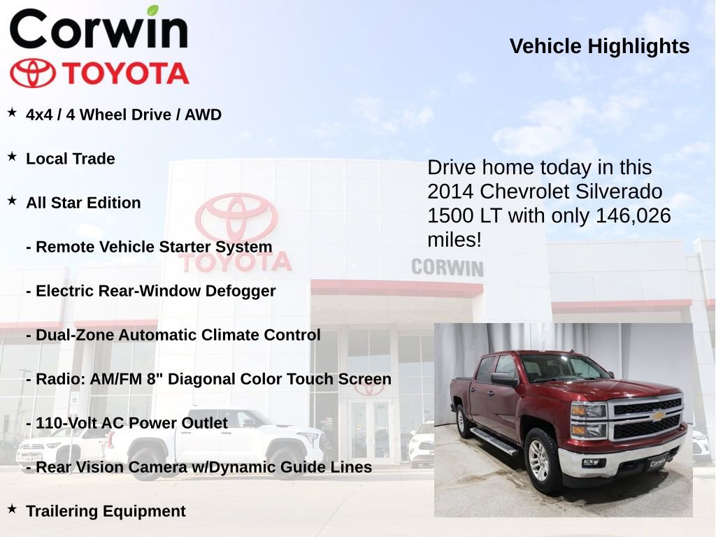 Used 2014 Chevrolet Silverado 1500 LT w/ All Star Edition image 7