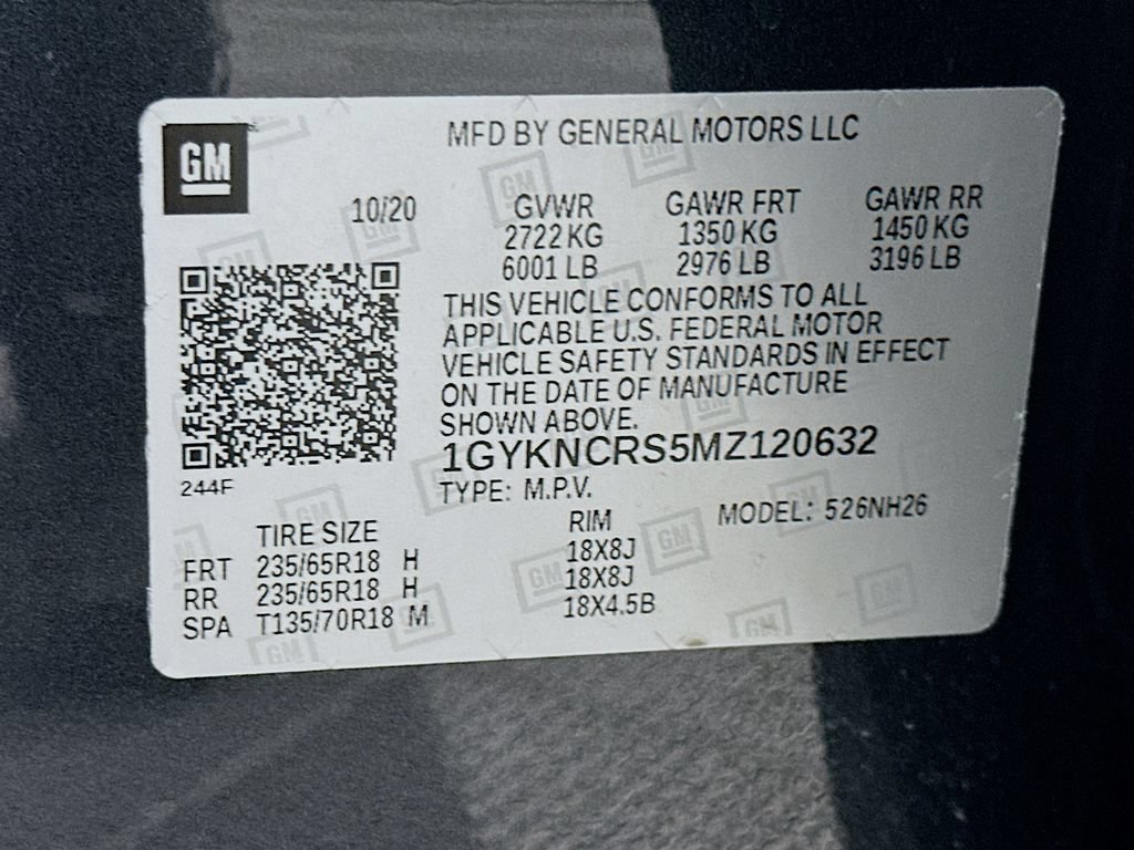 Used 2021 Cadillac XT5 Premium Luxury w/ LPO, Floor Liner Package FWD image 32