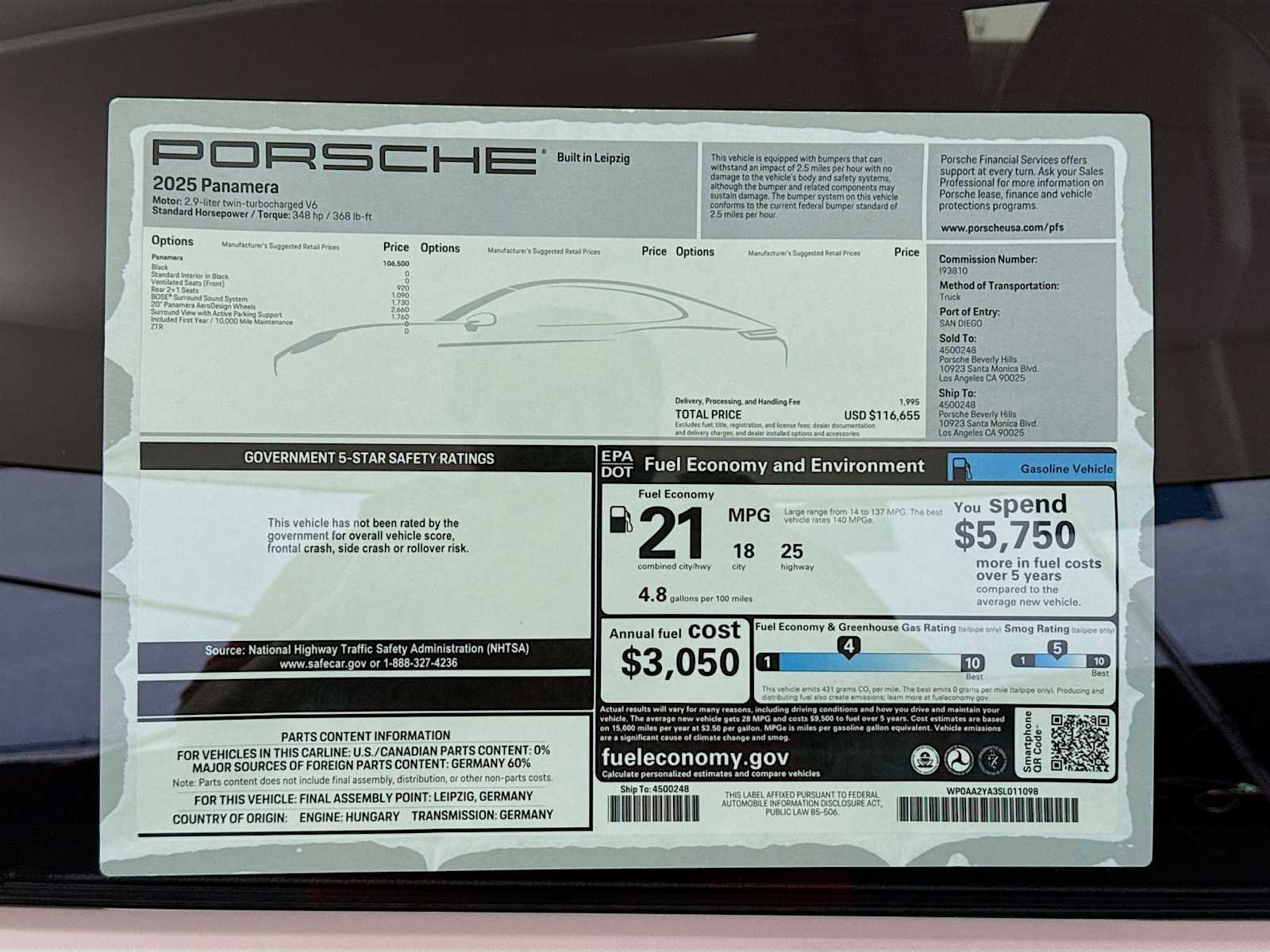 New 2025 Porsche Panamera image 32