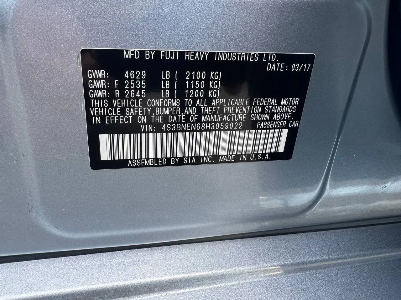 Used 2017 Subaru Legacy 3.6R Limited AWD/4WD image 11