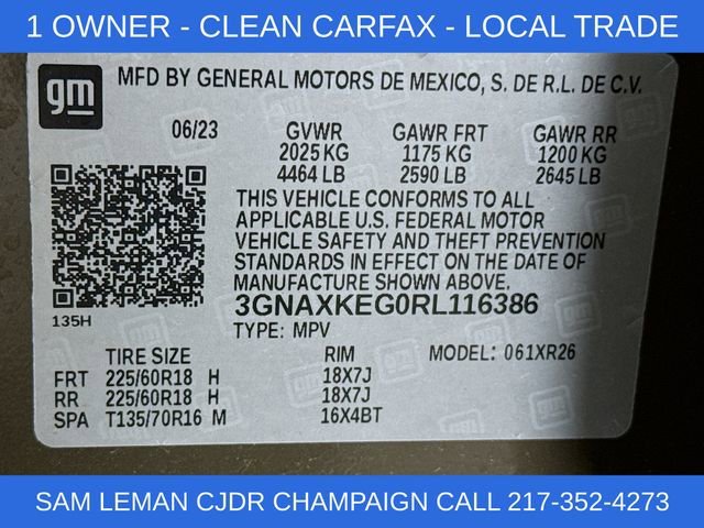 Used 2024 Chevrolet Equinox LT w/ LPO, Floor Liner Package FWD image 29