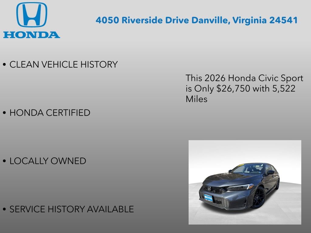Used 2026 Honda Civic Sport image 7