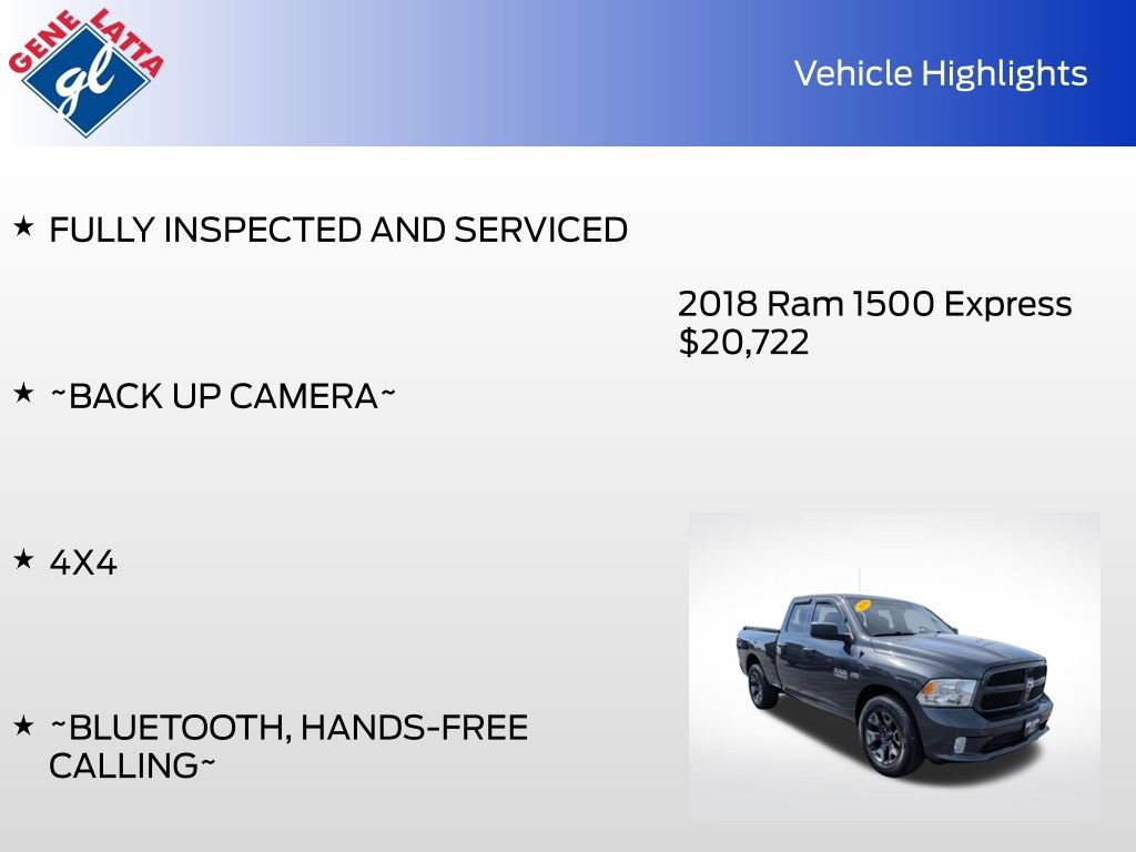 Used 2018 RAM 1500 Express w/ Express Value Package AWD/4WD image 29