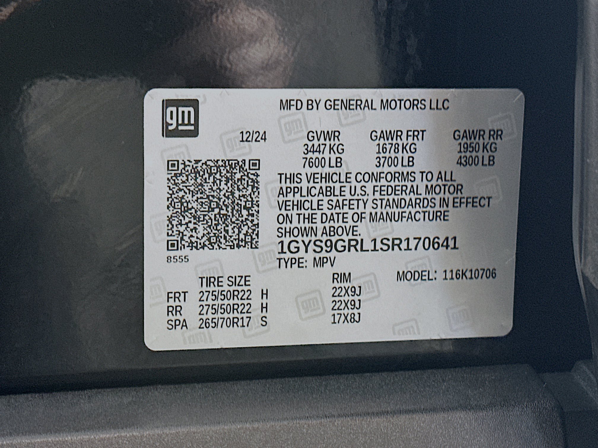 Used 2025 Cadillac Escalade Sport Platinum w/ LPO, Floor Liner Package AWD/4WD image 36