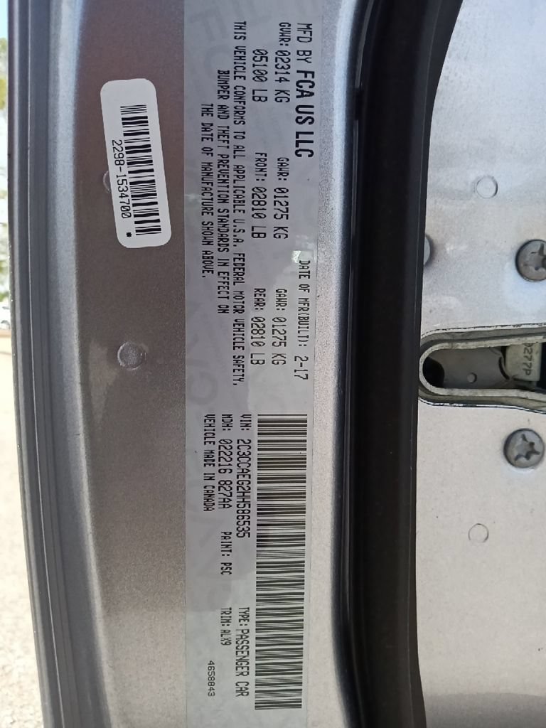 Used 2017 Chrysler 300 C w/ Safetytec Plus Group RWD image 38