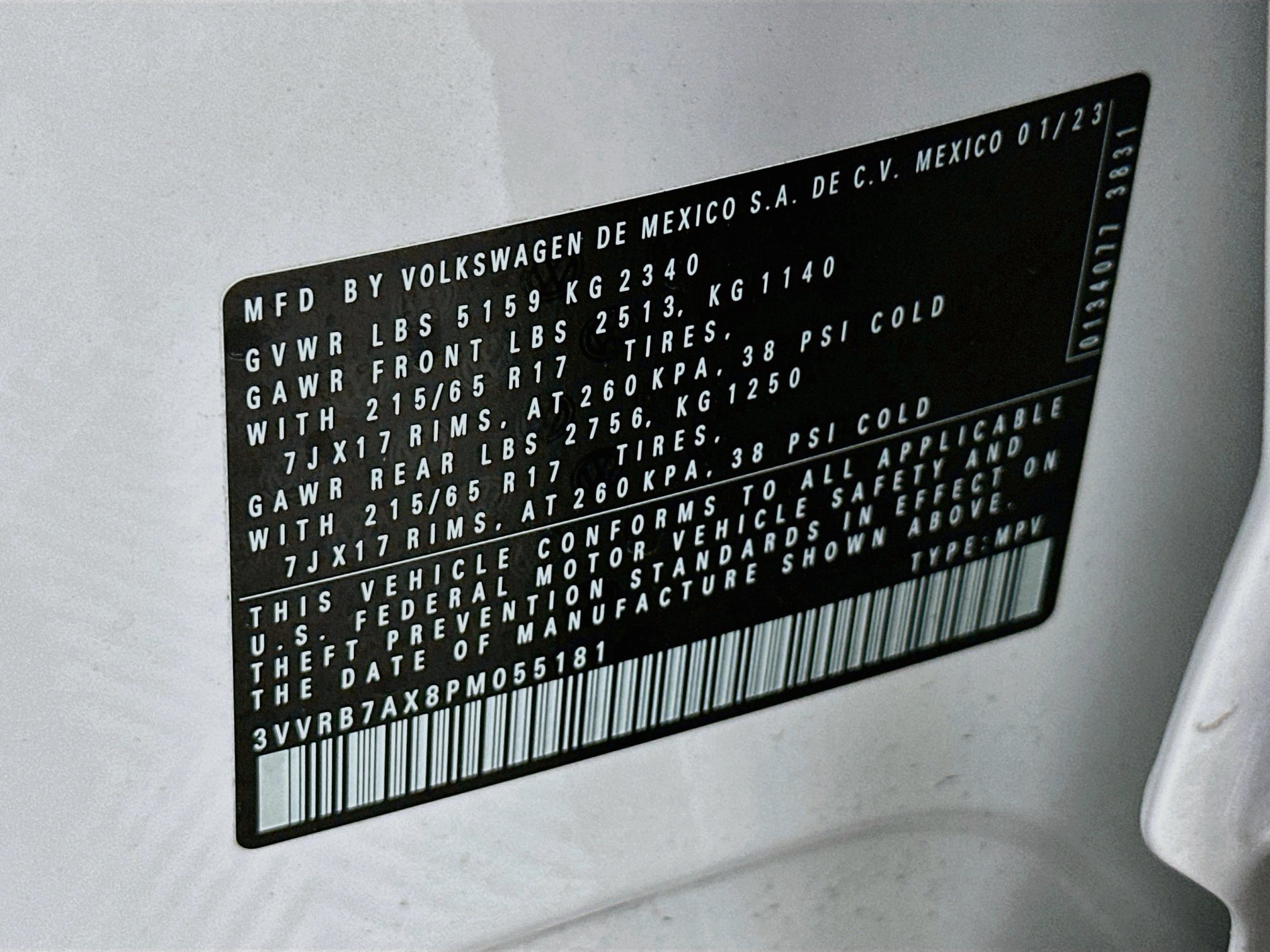 Used 2023 Volkswagen Tiguan S w/ Driver Assistance Package FWD image 12