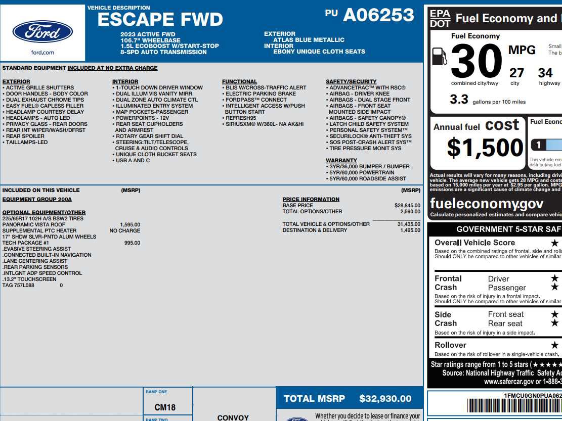 Used 2023 Ford Escape Active w/ Tech Pack #1 image 2