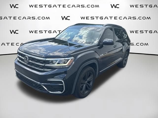 Used 2021 Volkswagen Atlas SE w/ Panoramic Sunroof Package FWD image 1
