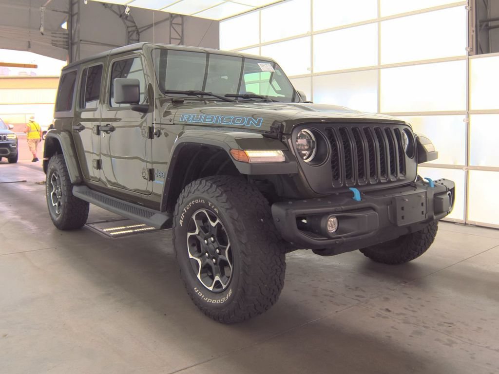 Used 2023 Jeep Wrangler Unlimited Rubicon 4xe w/ Steel Bumper Group AWD/4WD image 3