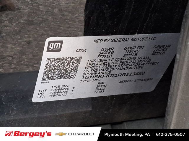 Certified 2024 Chevrolet Suburban Premier AWD/4WD image 30
