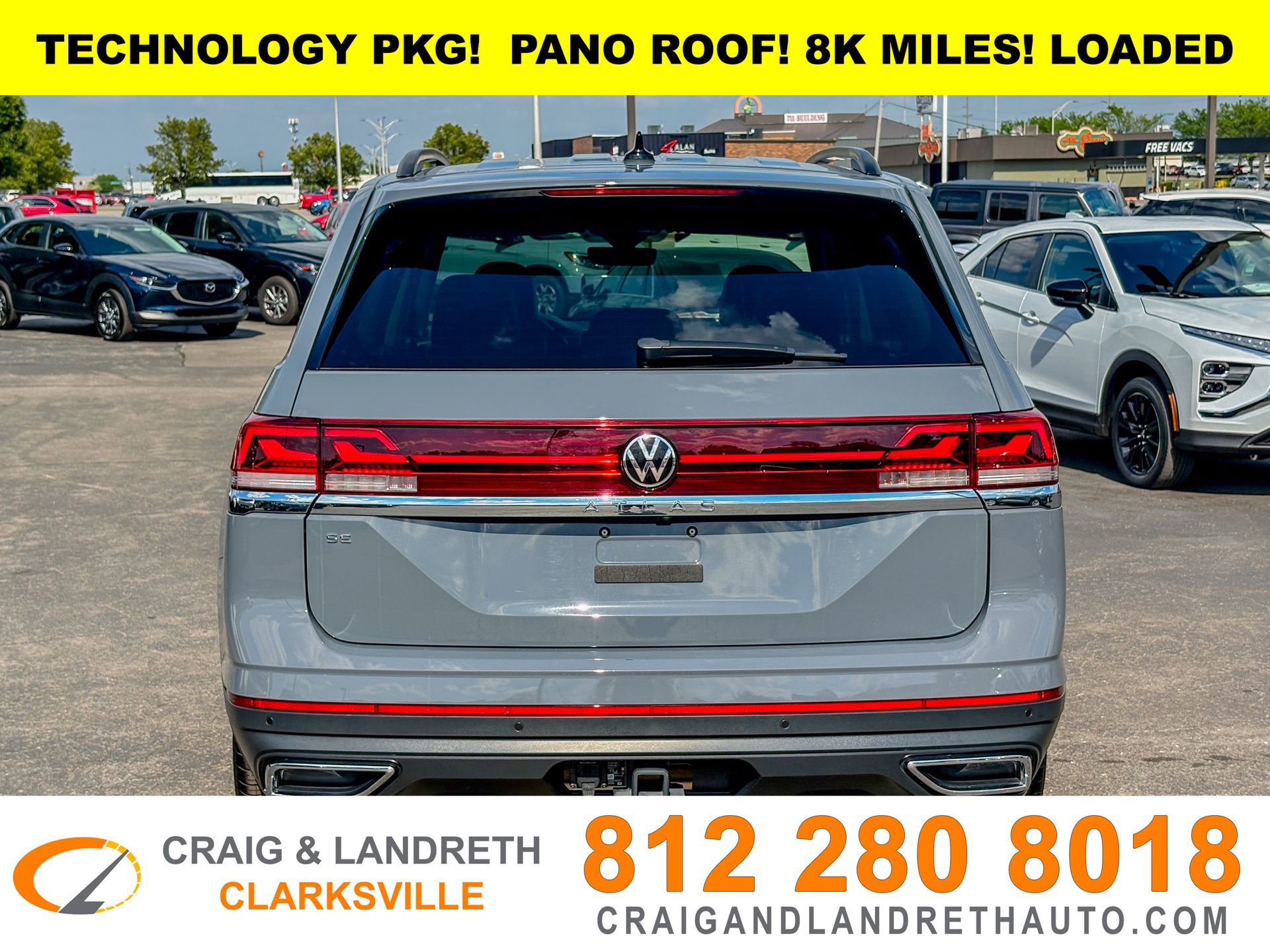 Used 2025 Volkswagen Atlas SE w/ Panoramic Sunroof Package FWD image 13