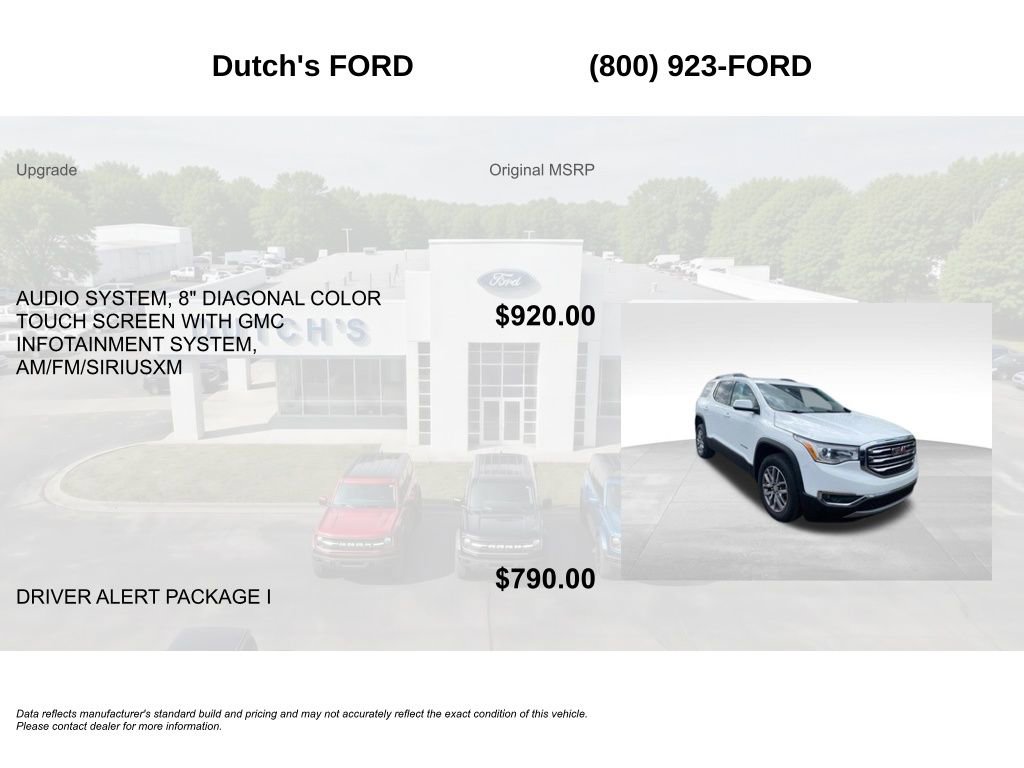 Used 2019 GMC Acadia SLE w/ Driver Alert Package I image 5