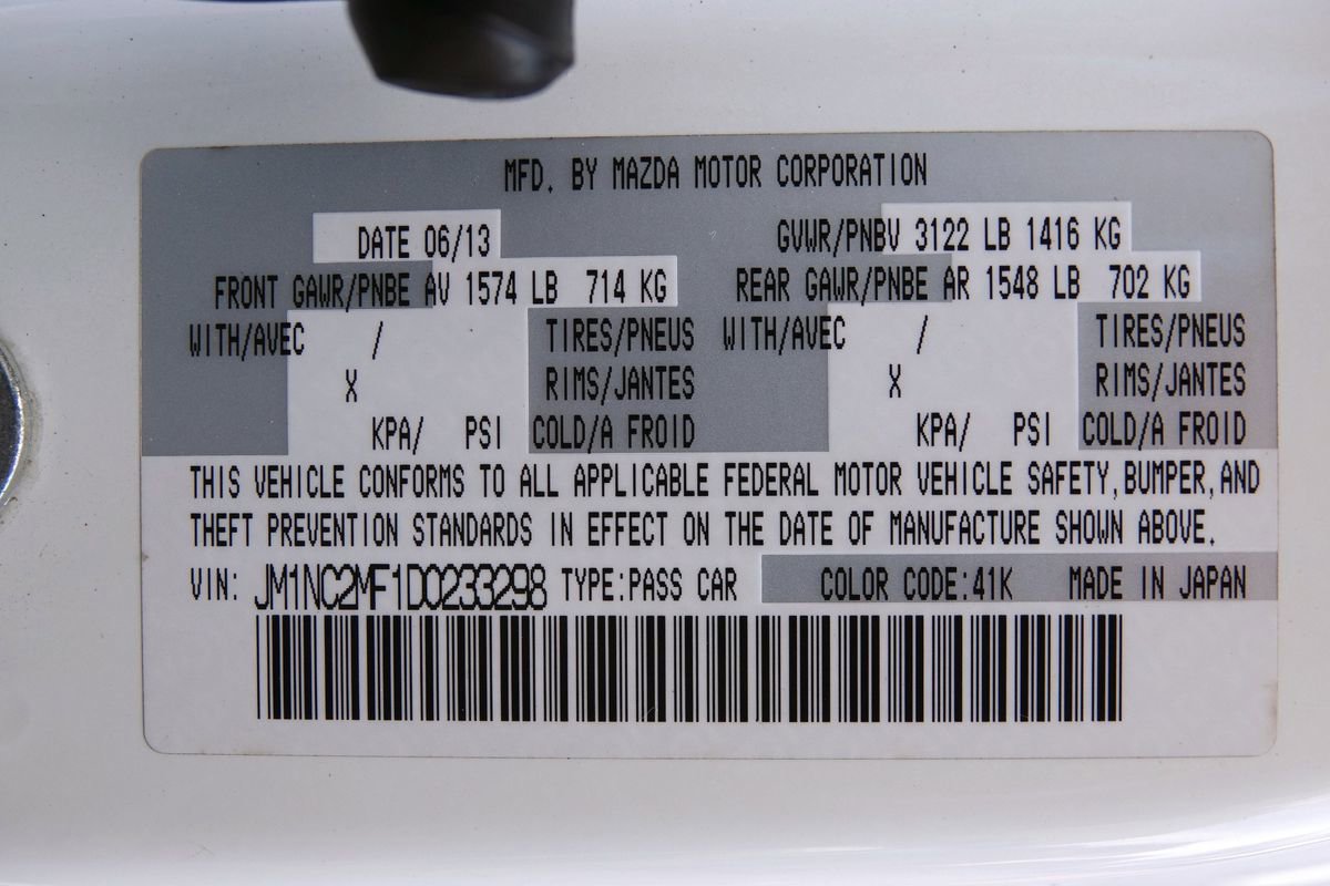 Used 2013 MAZDA MX-5 Miata Club image 36