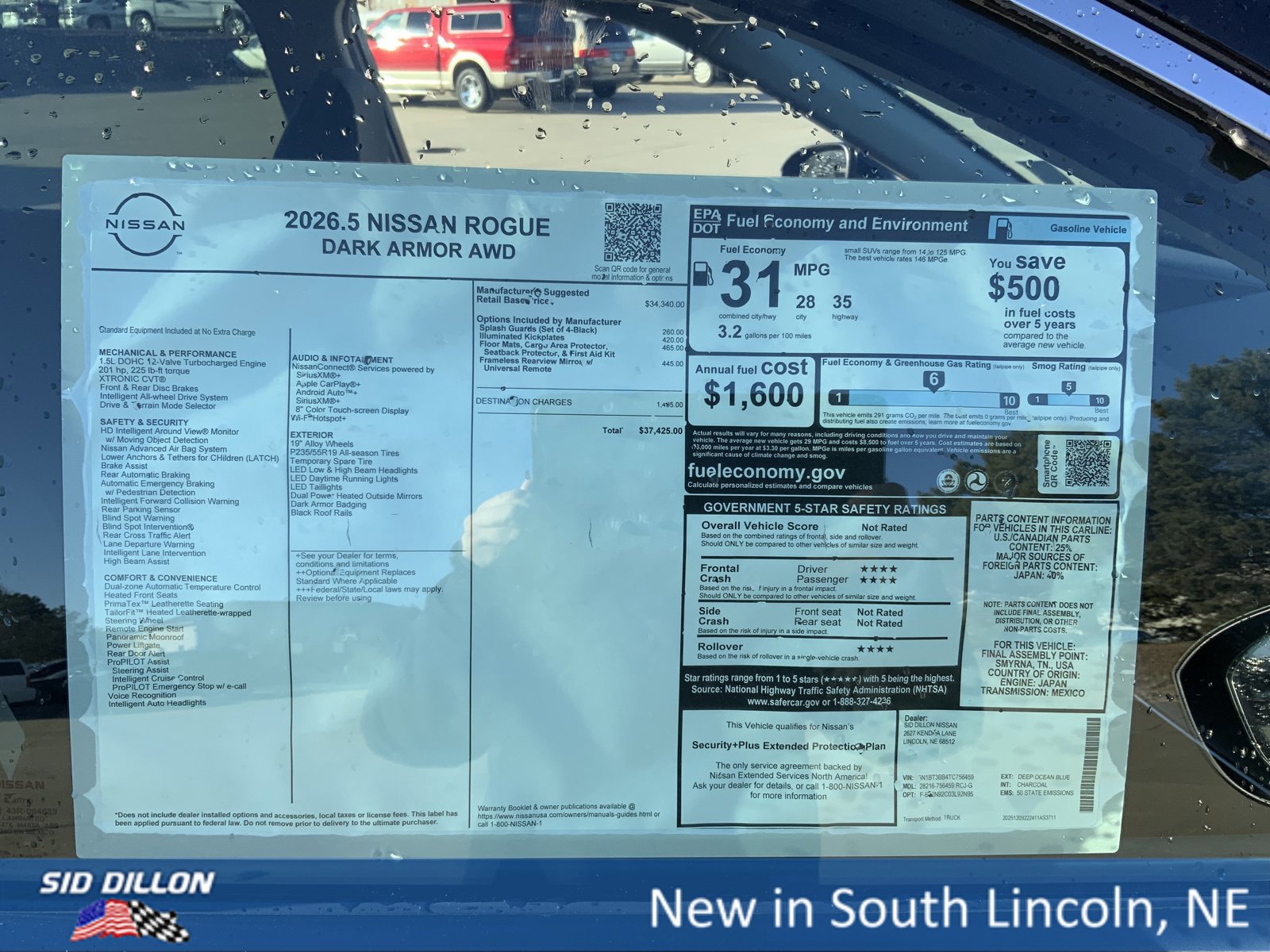 New 2026 Nissan Rogue SV image 13