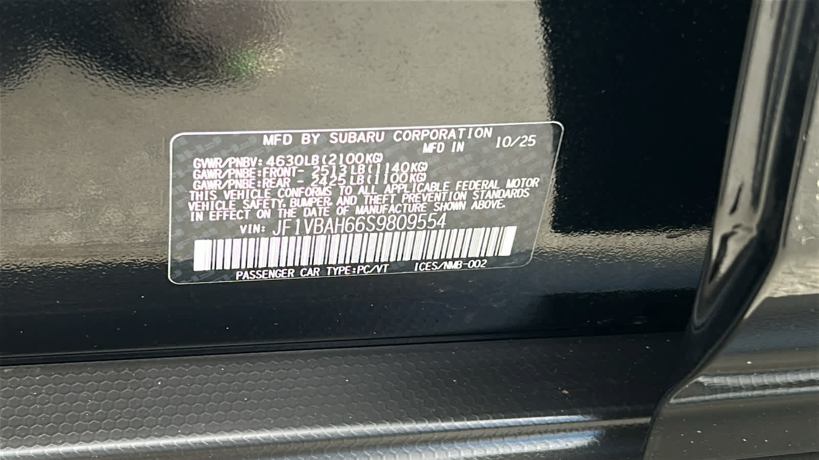Certified 2025 Subaru WRX Premium AWD/4WD image 31