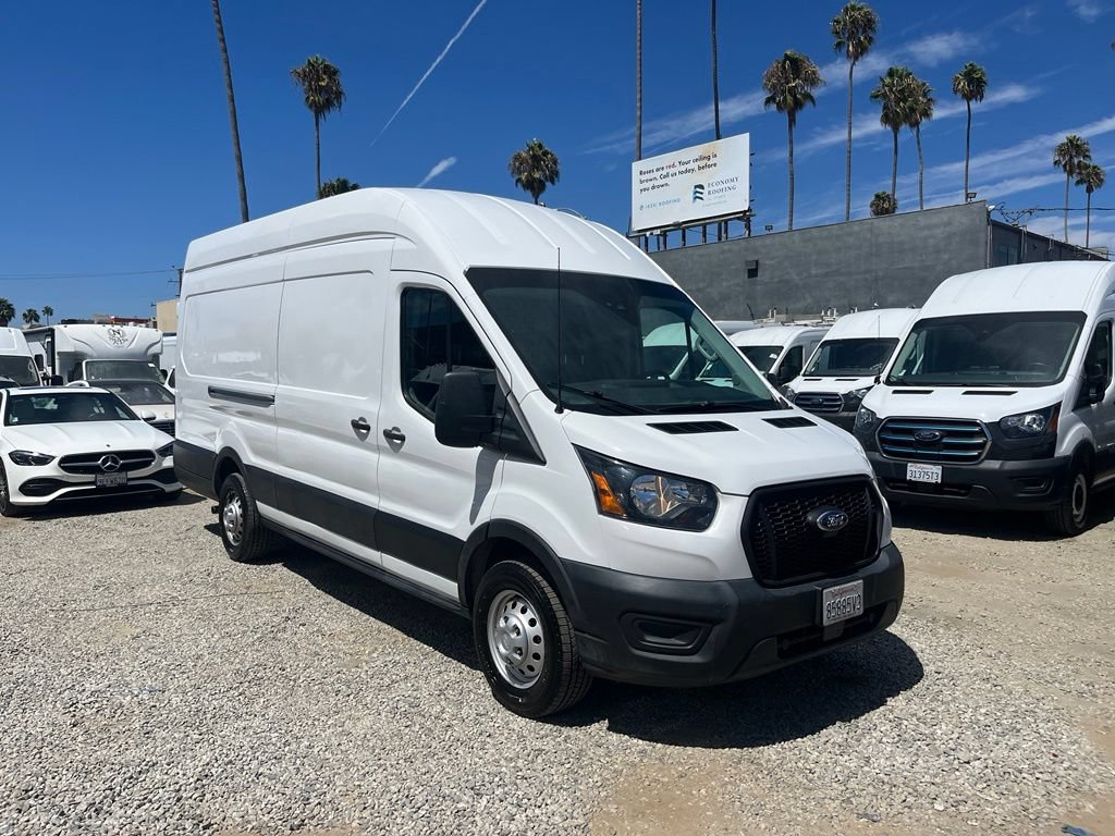 Used 2023 Ford Transit 350 148 High Roof Extended w/ Fleet Safety Package RWD image 3