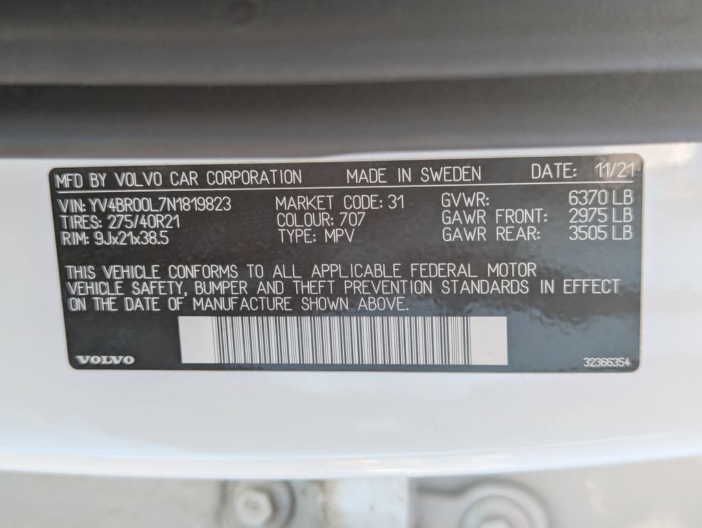 Used 2022 Volvo XC90 T8 Inscription AWD/4WD image 38