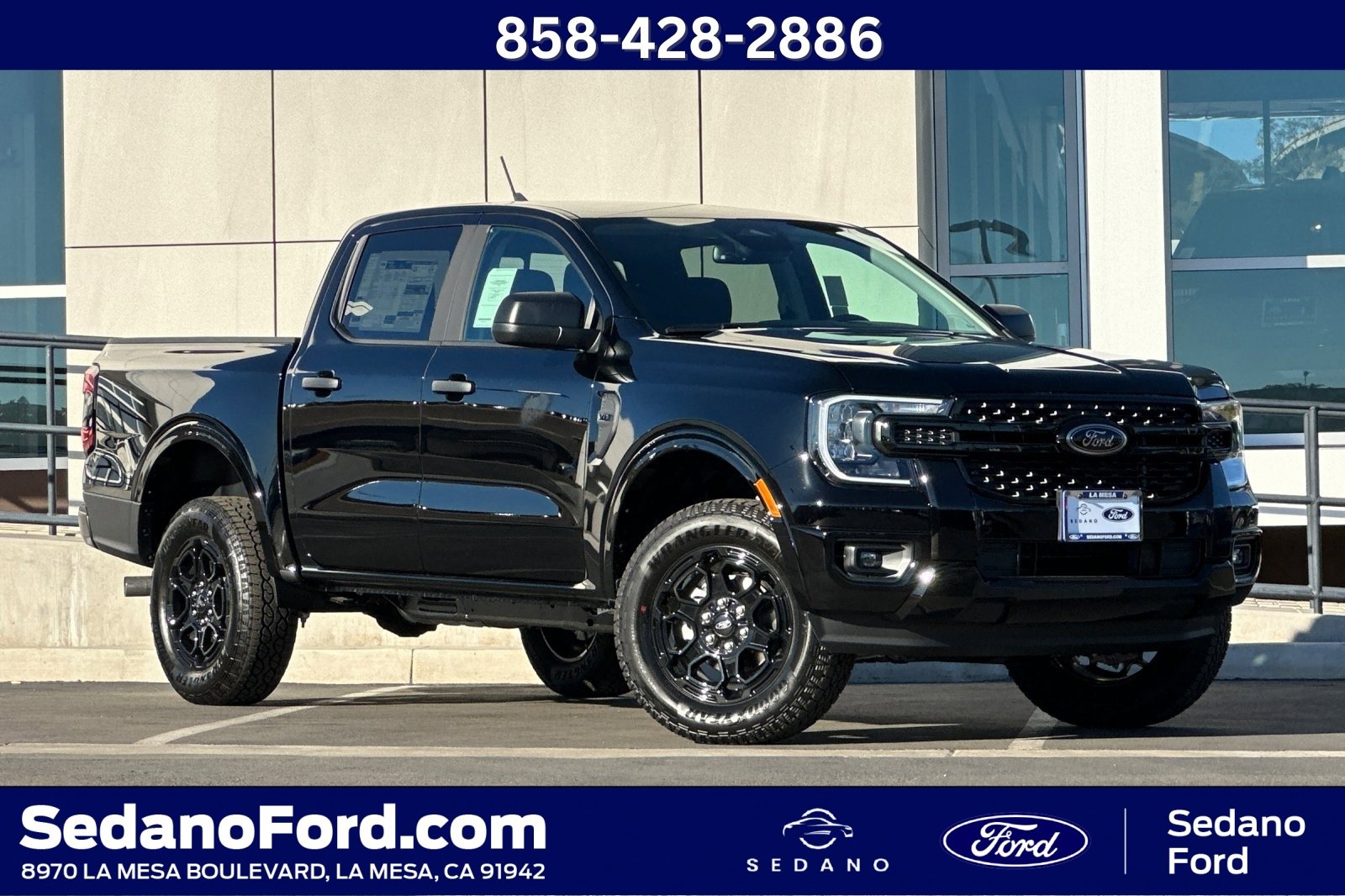 New 2025 Ford Ranger XLT w/ Black Appearance Package