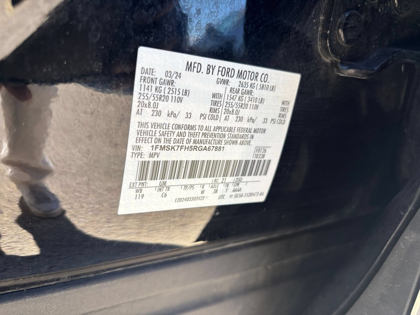 Used 2024 Ford Explorer Limited RWD image 29