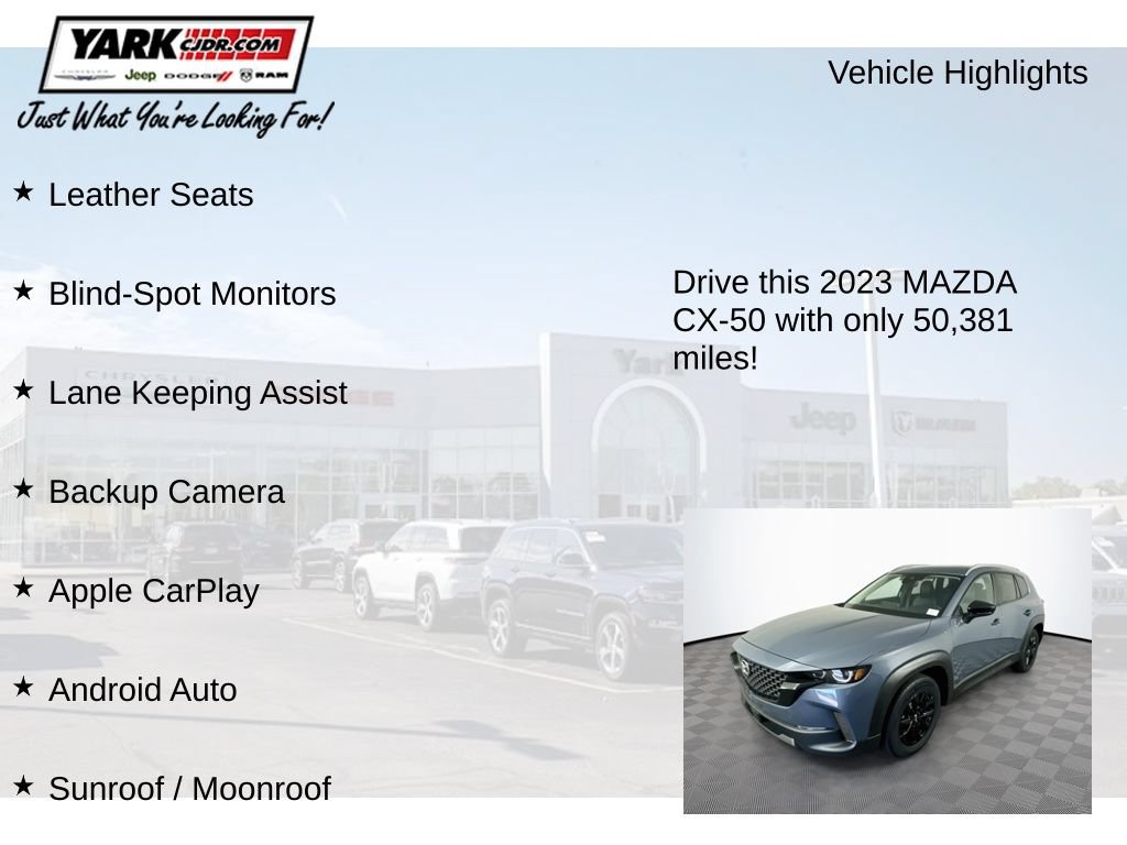 Used 2023 MAZDA CX-50 2.5 S w/ Preferred Plus Pkg AWD/4WD image 7