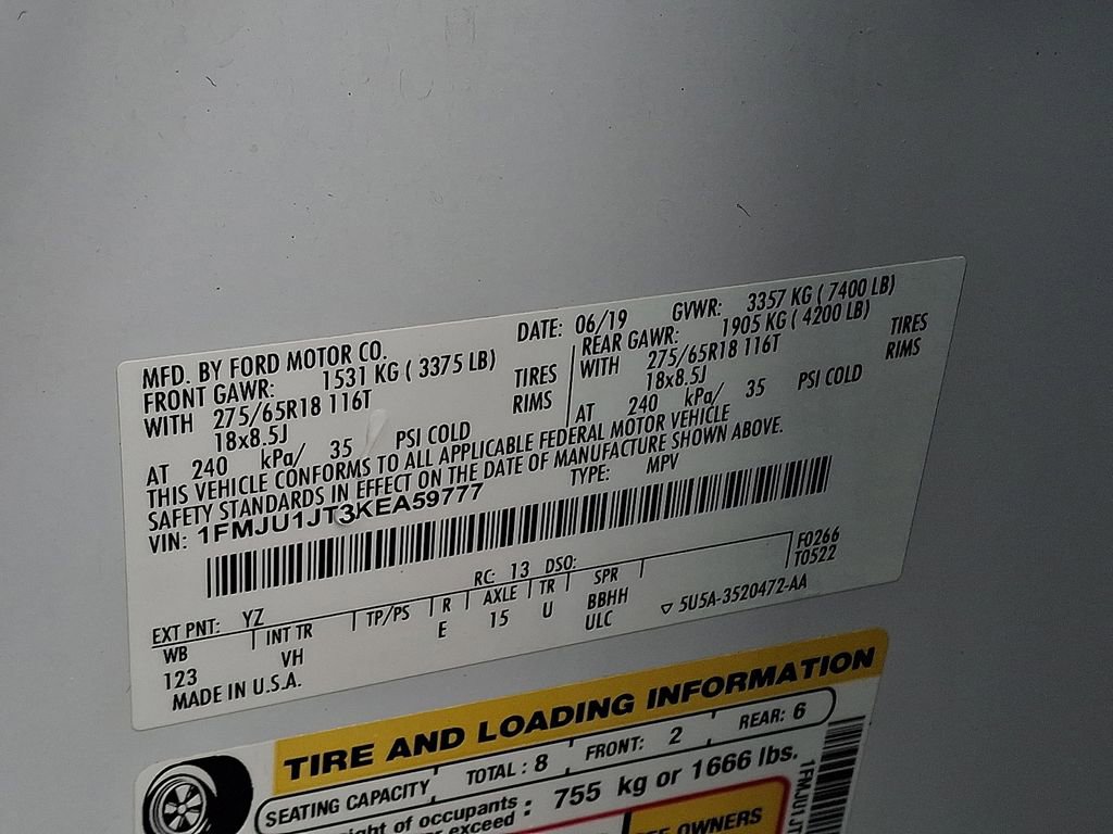 Used 2019 Ford Expedition XLT w/ Equipment Group 202A image 28