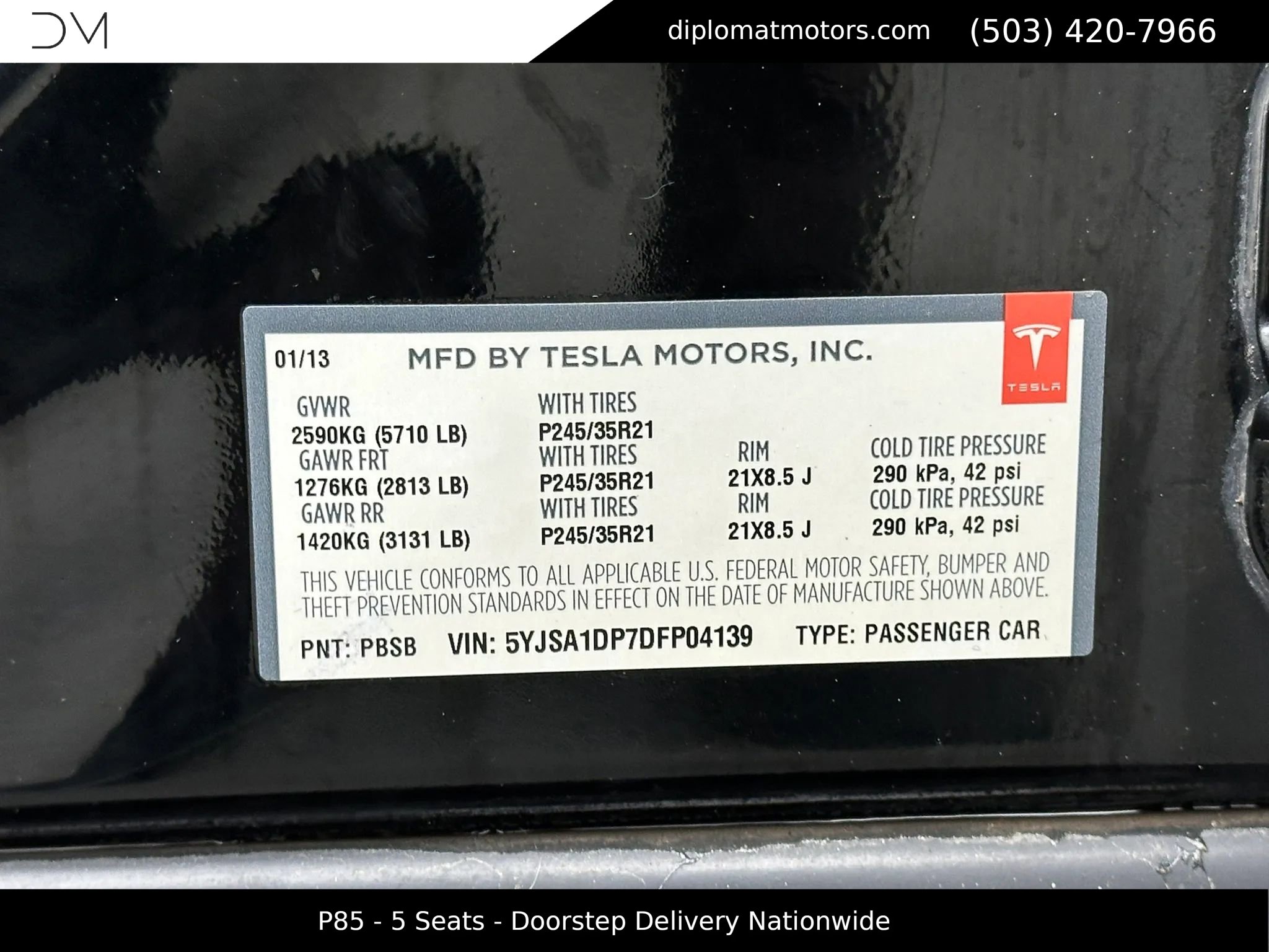 Used 2013 Tesla Model S Performance image 47