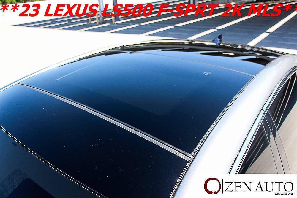 Used 2023 Lexus LS 500 F Sport w/ Cold Weather Package (CK) RWD image 11