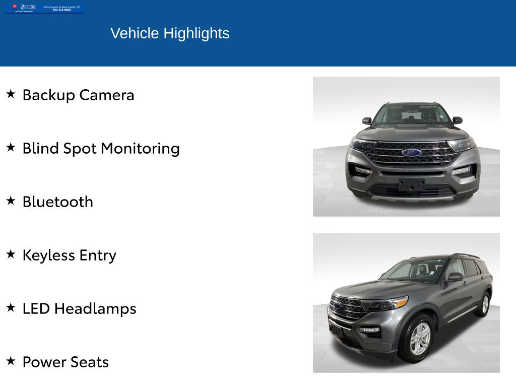 Used 2022 Ford Explorer XLT w/ Equipment Group 202A AWD/4WD image 2