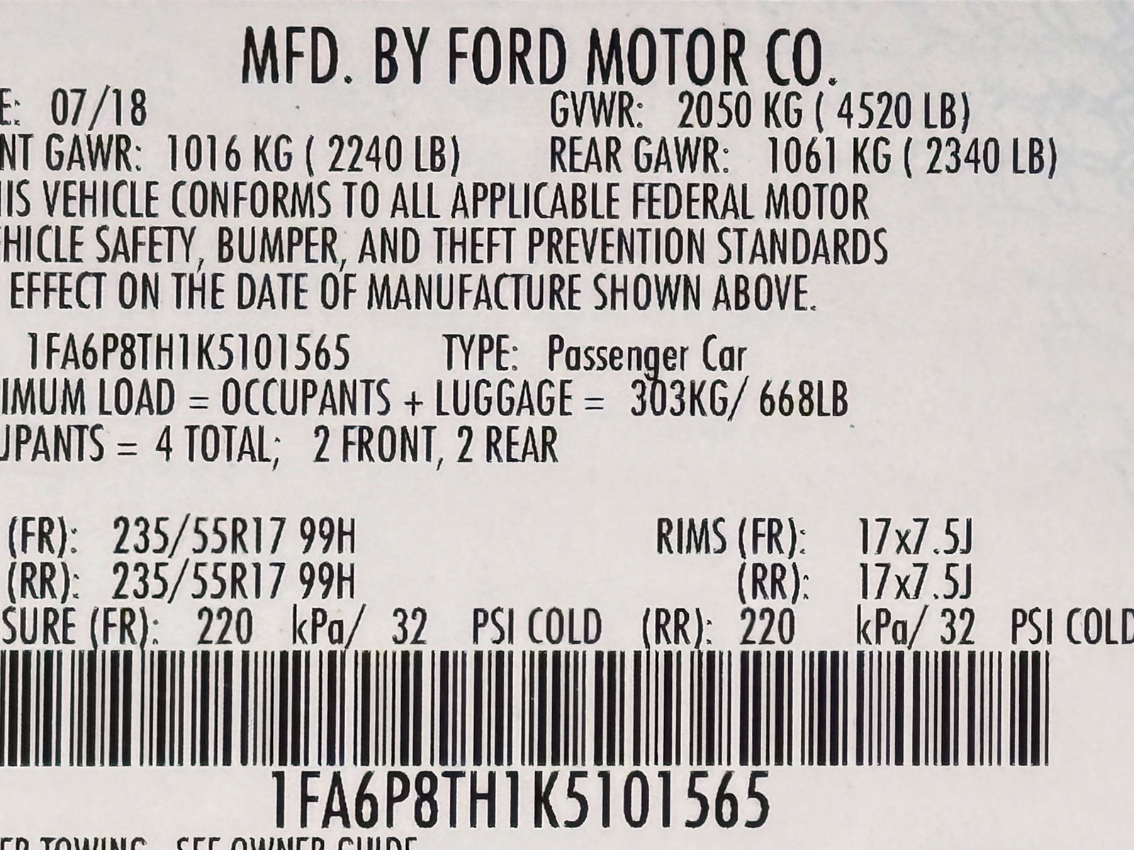 Used 2019 Ford Mustang Coupe RWD image 47